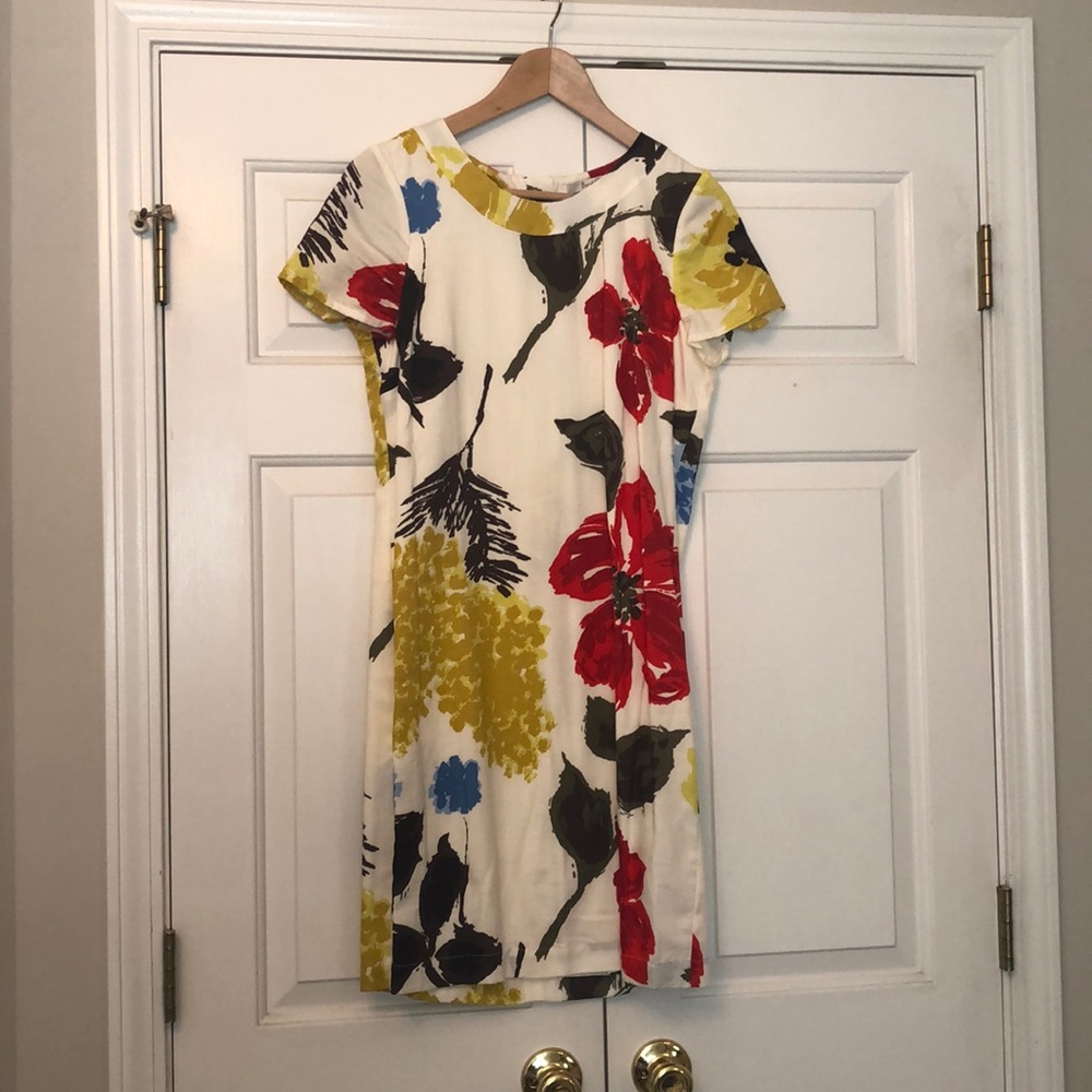 Boden floral dress size 4